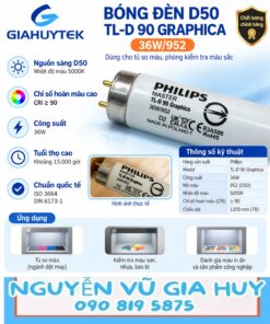 Bóng đèn so màu D50 Philips TL-D 90 Graphica 36W/952 — ảnh nhóm 1